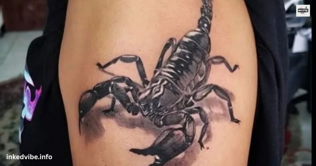 A Profound Manifestation: Ancestral Egyptian Scorpion Tattoo