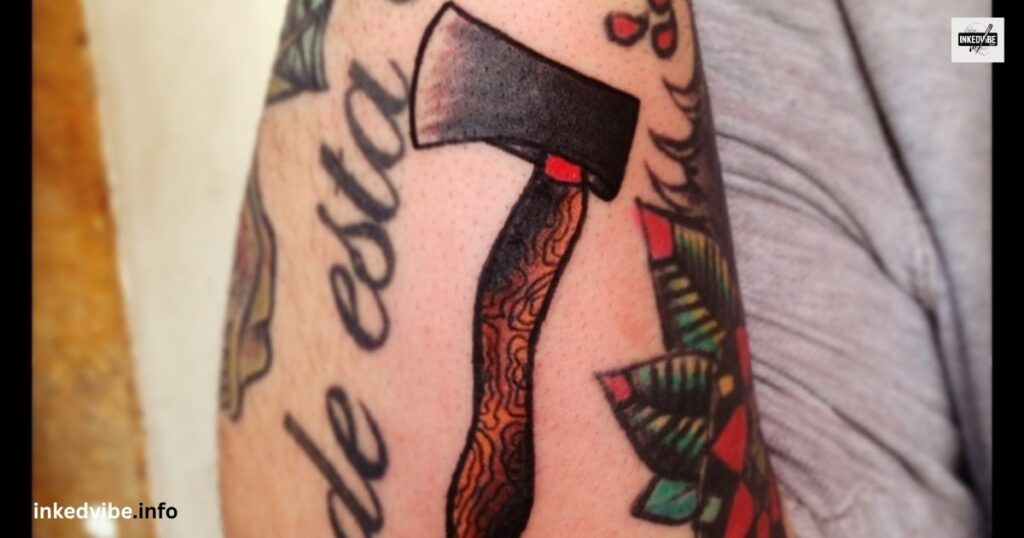 Battle Axe Tattoos Representing Strength and Survival