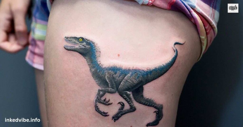 Changing The Perspective: Friendly And Realistic Alligator Tattoo