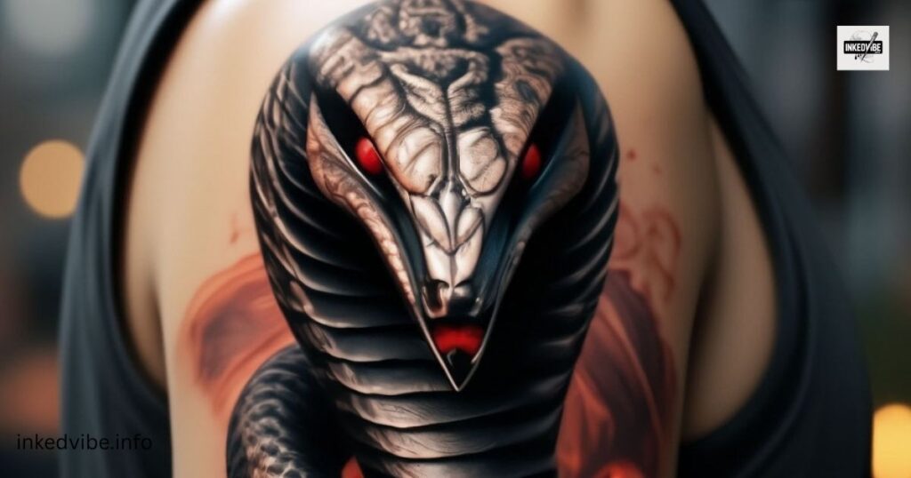 Controlling The Totem: Slithering Cobra Tattoo On Sleeve