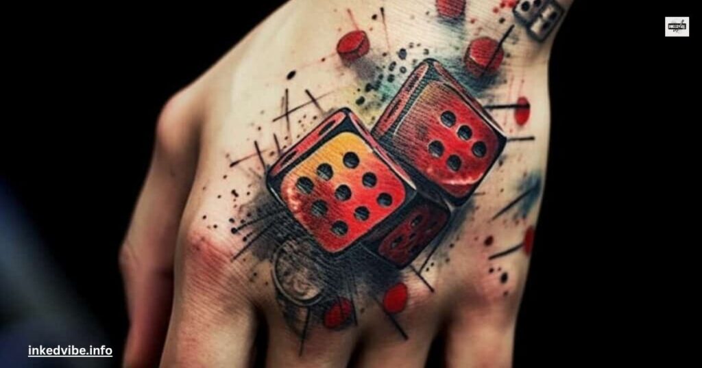 Creative Dice Tattoo Designs for Risk-Takers