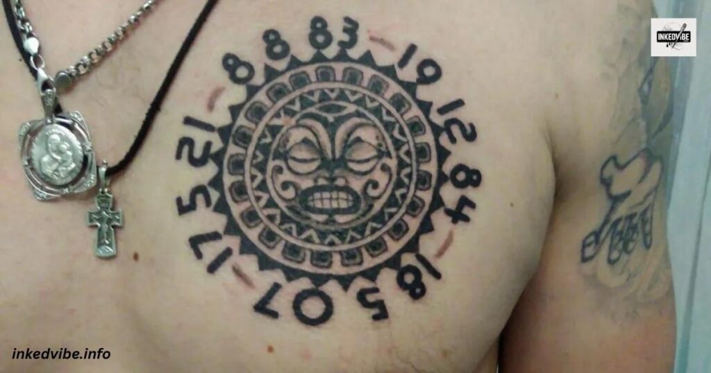 Cryptic Fate Of Power: Symbolic Enochian Sigil Tattoo