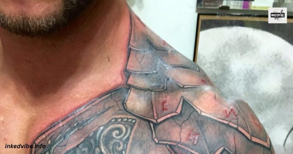 Fighting With Finesse: Stylish Spartan Armor Tattoo