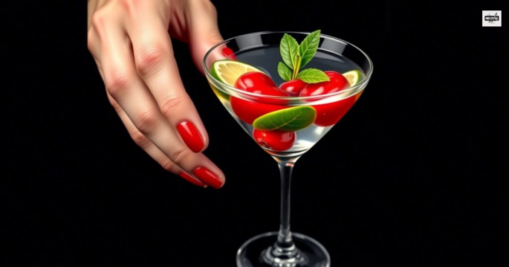 Minimalist Cocktail Tattoo Designs