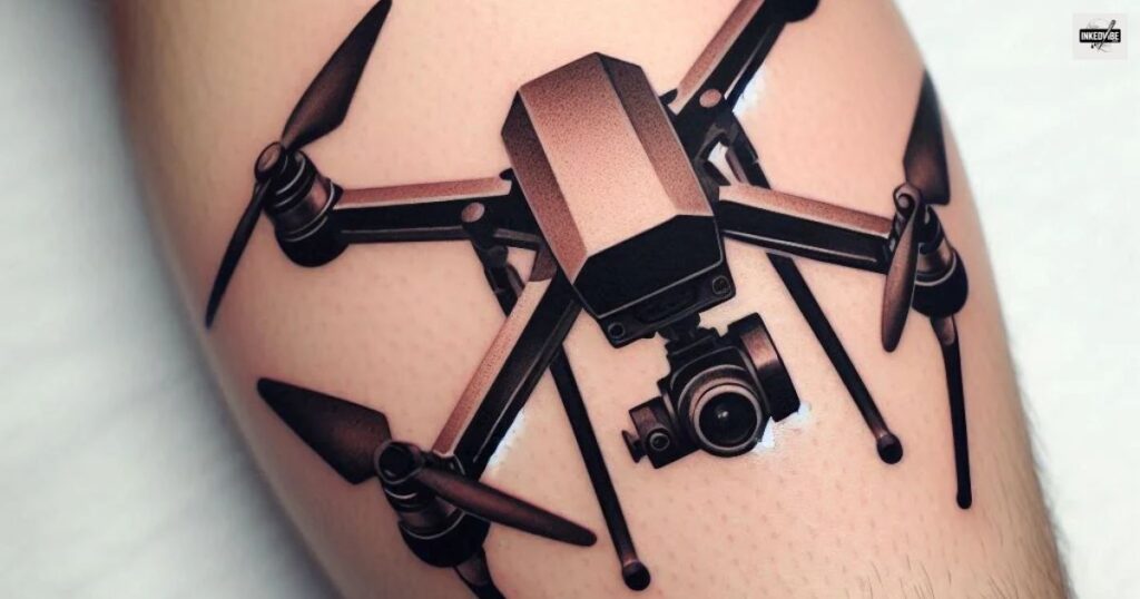 Minimalist Drone Silhouettes