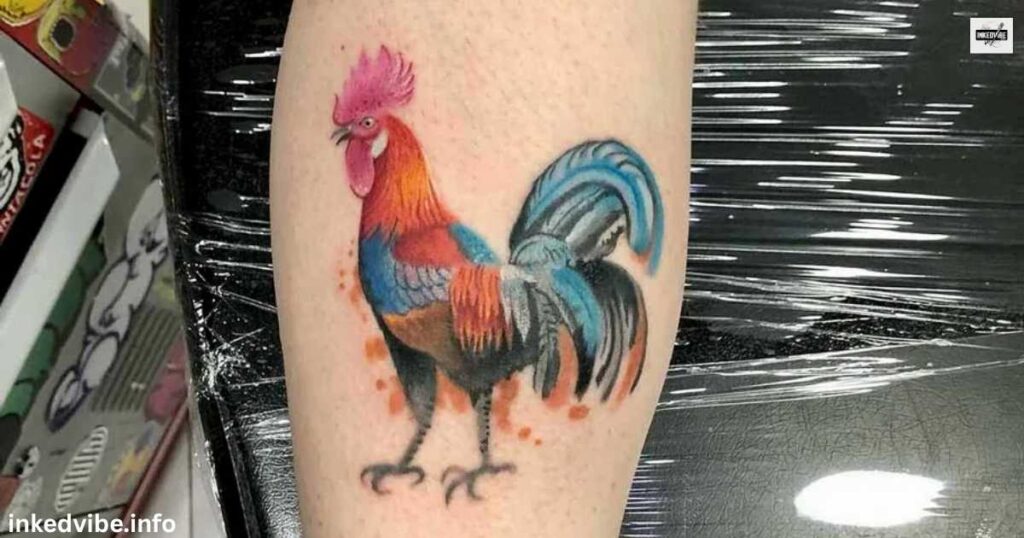 Radiance To Cleanse Your Soul: Fabulous Mexican Rooster Tattoo