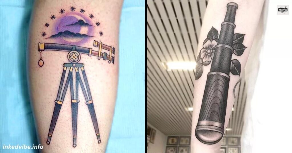 Symbolism of Telescope Tattoos: Curiosity, Perspective, and Growth