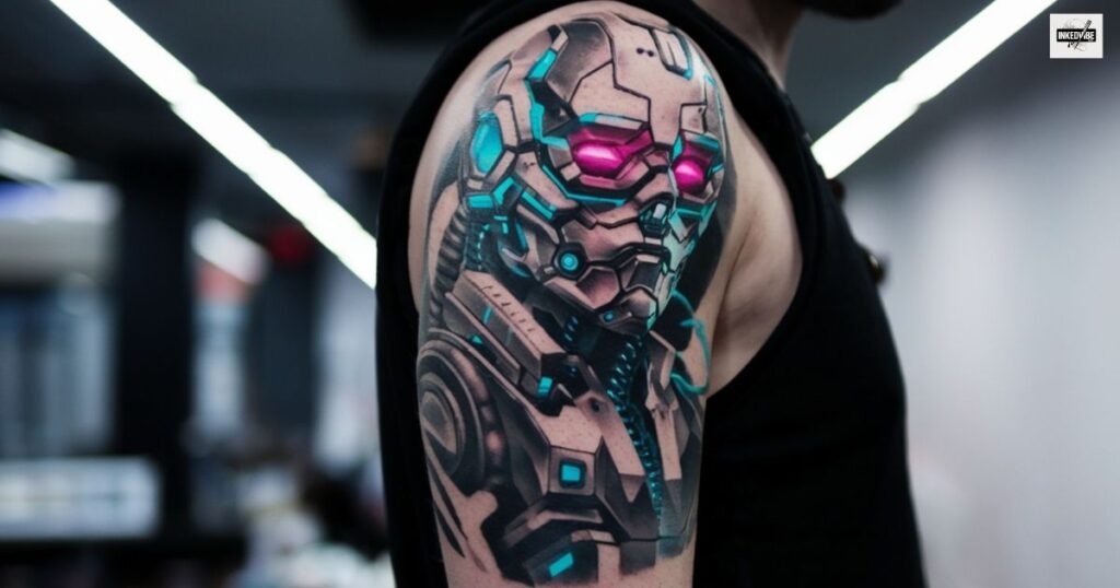 Tech Circuitry Tattoo Patterns