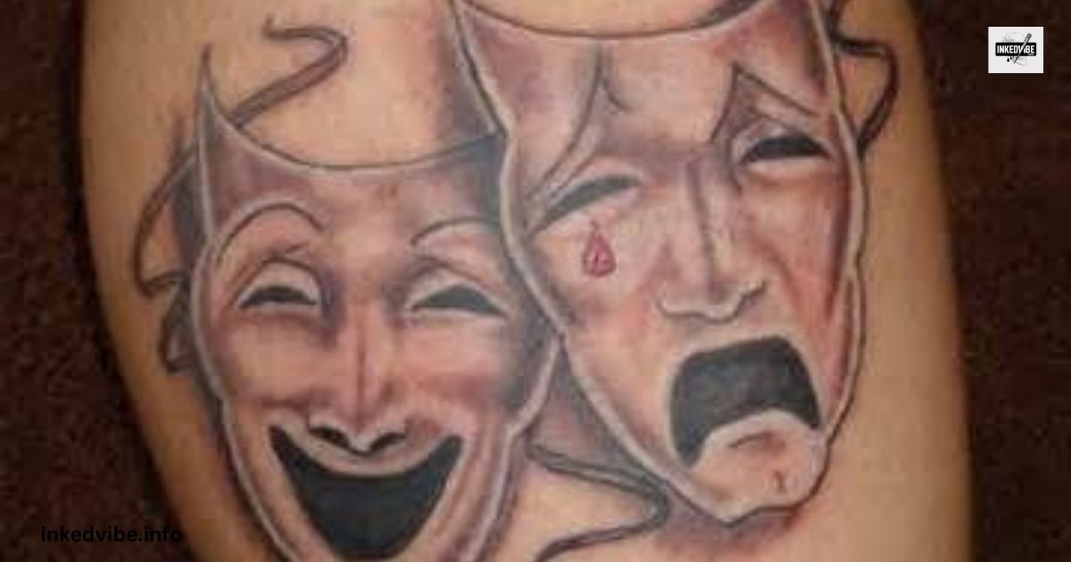 Theater Mask Tattoo Ideas