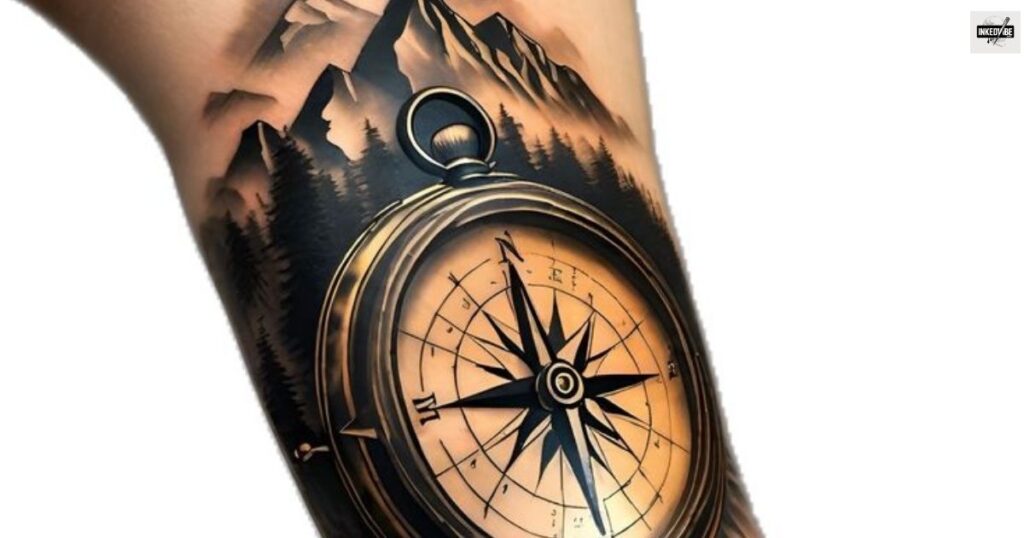 Trail Marker Tattoos Inspired by Hiking Adventures