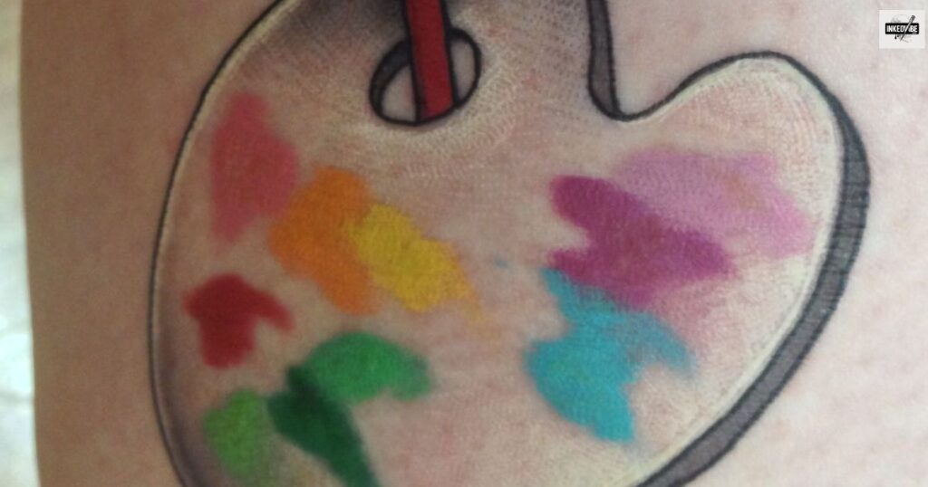 Unique Placement Ideas for Palette-Inspired Tattoos