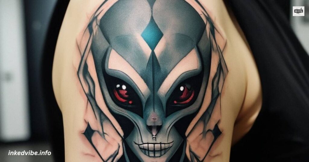 A Nightmarish Entity: Terrifying Alien Movie Tattoo