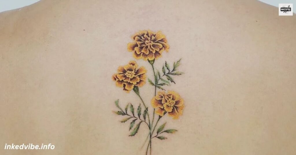 A Mindblowing Reflection: Grandiose Daisy Tattoo On Shoulder