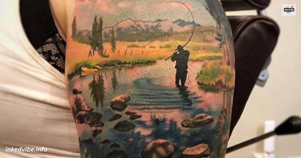 Blend Of Reality: Alluring Travel Tattoo On Sleeve