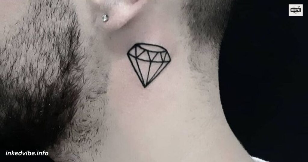 Diamond Neck Tattoo