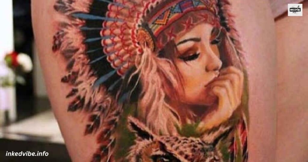 Expressions That Move Mountains: Inspiring Native American Bison Tattoo