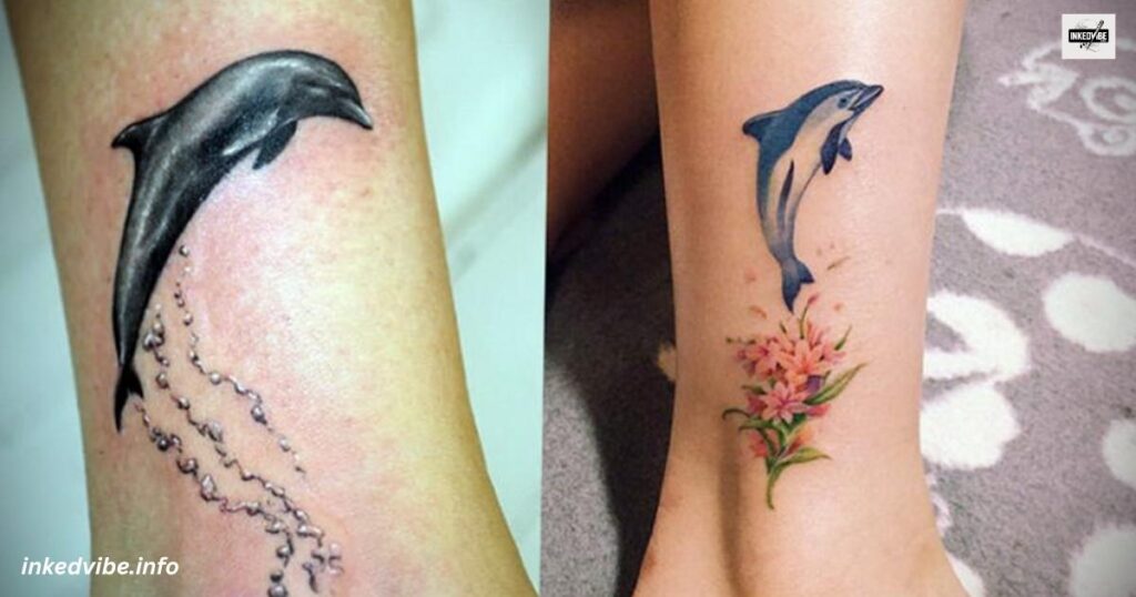 Leap Of Happiness: Sublime Dolphin Tattoo On Ankle