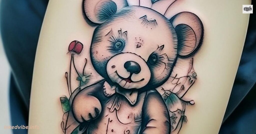 Marking The Territory: Abstract Bear Paw Tattoo