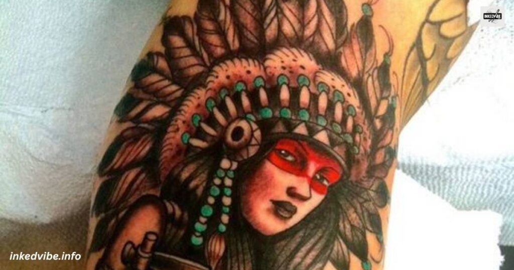 Radiance Of Sun: Symbolic Native American Tribal Tattoo