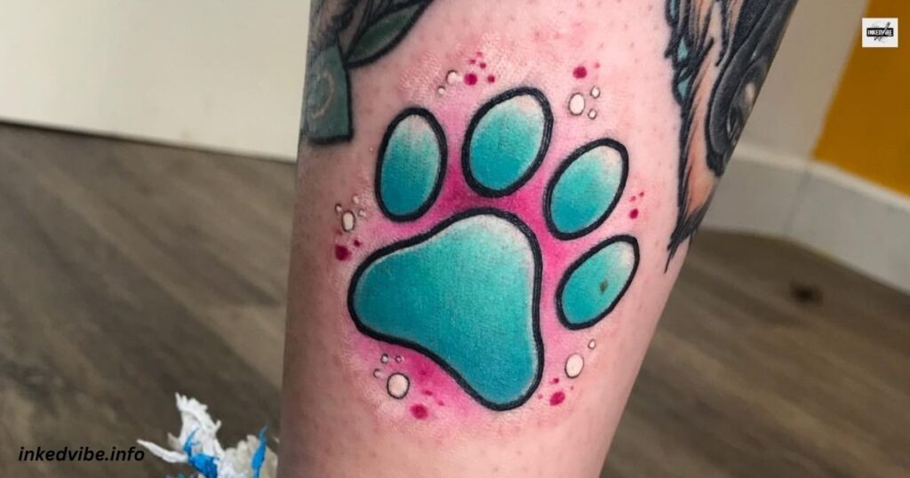 The Inception of Attachment: Bewildering Artwork of Paw Print Heart