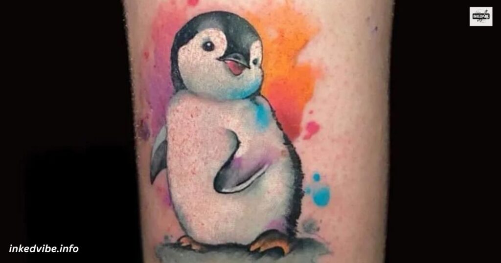 The Magical Strokes of Shark: The Floating Fun of Cartoon Tattoo