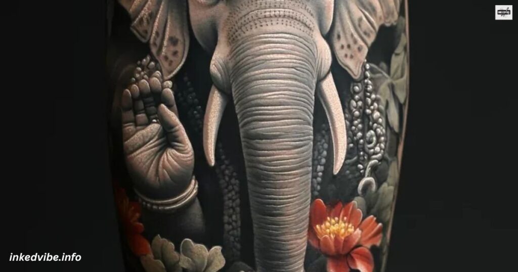Elephant Yoga Tattoo: Divine Connection