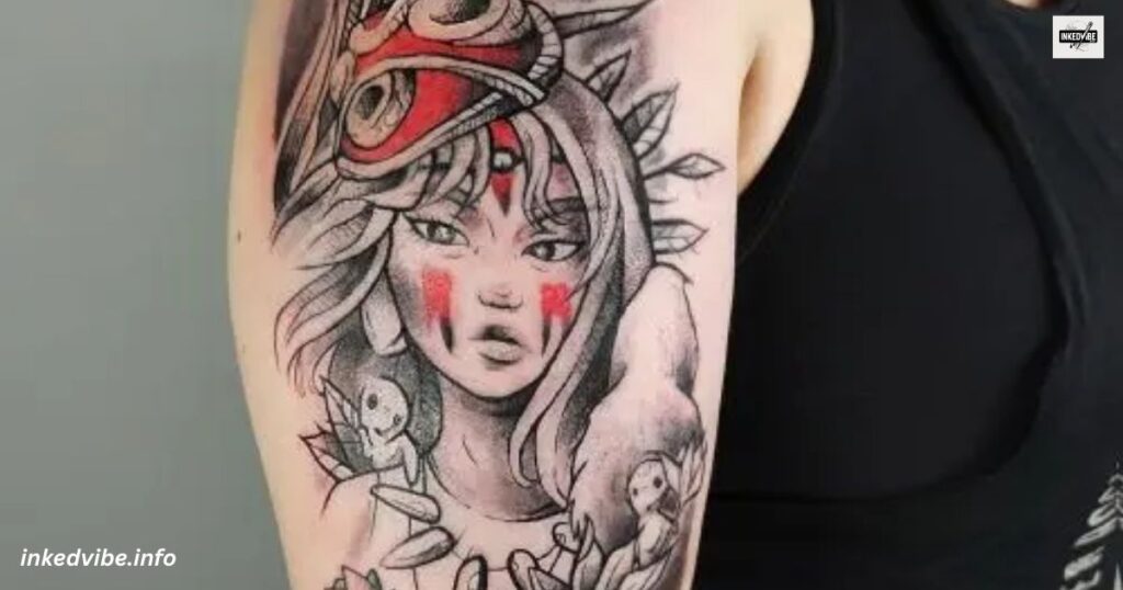 Princess Mononoke Tattoo: A Leader Of The Natural Environment