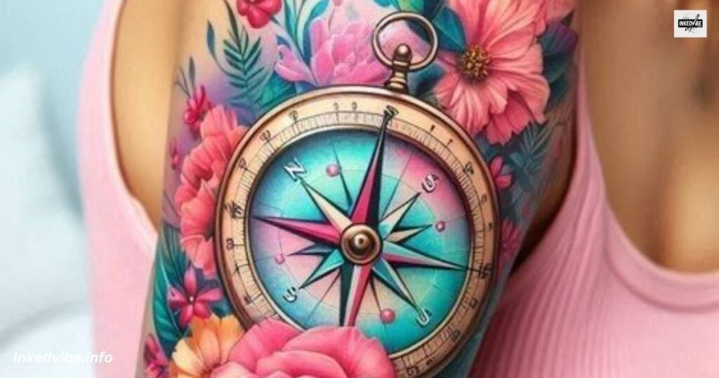 Realistic Compass Tattoo: Real Life With A Dash Of Fantasy