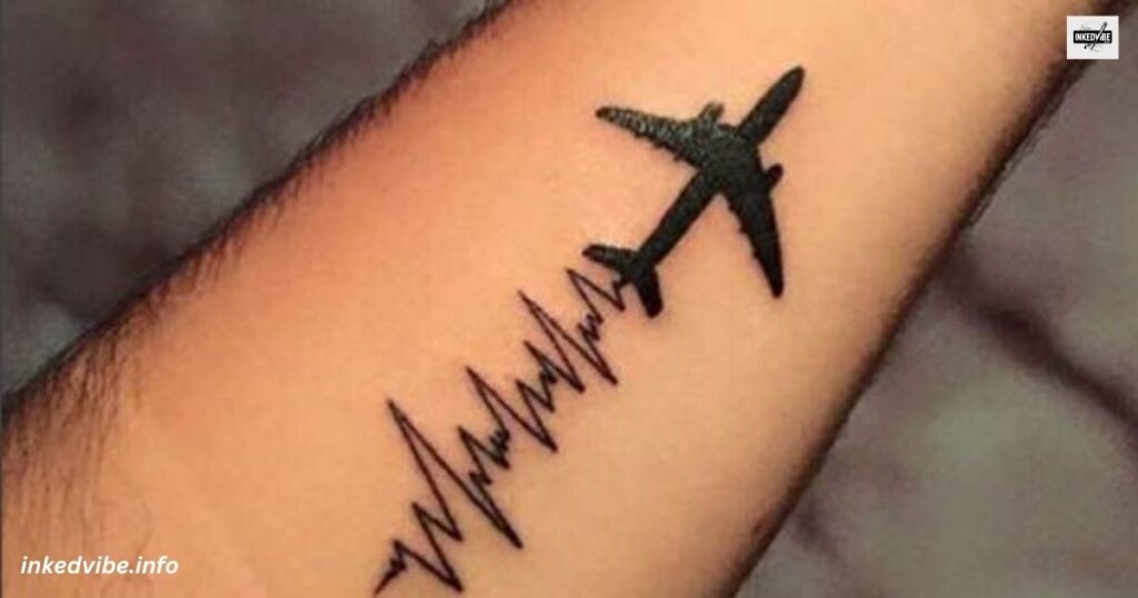Simple Airplane Tattoo: A Call For Help