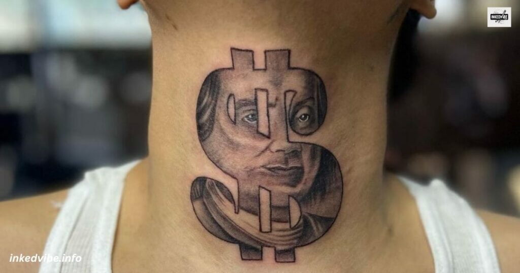 Simple Dollar Sign Tattoo: Basic At Its Peak