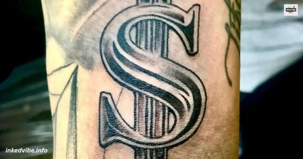 Small Dollar Sign Tattoo: Subtle, Yet Impactful