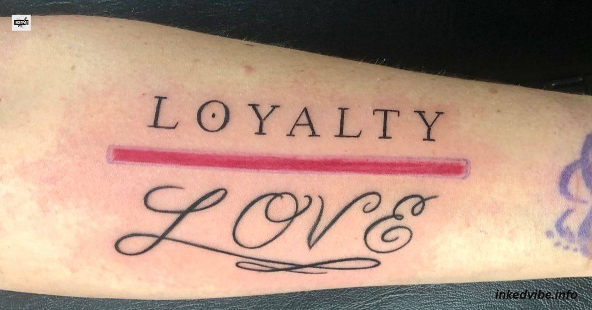 Loyalty Over Love Tattoos