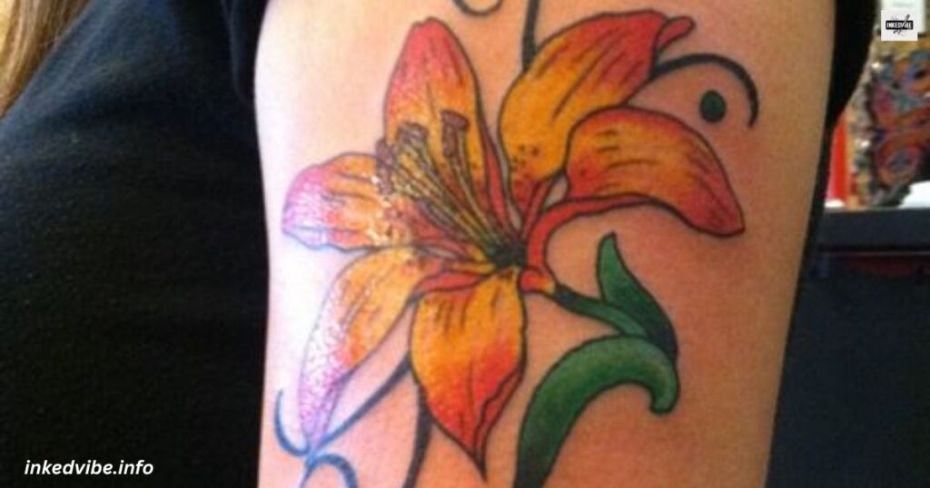 Tiger Lily Shoulder Tattoo: Finding Enough Strength To Remain Consistent